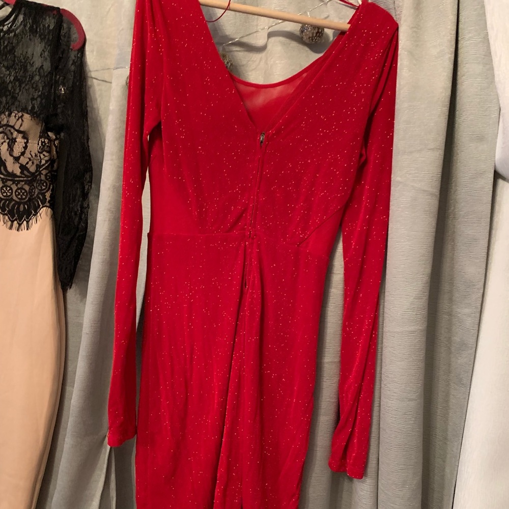 Red Guess dress